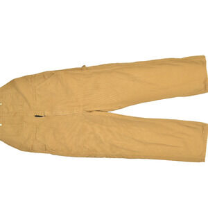 Dickies Men's Bib Overalls Canvas Workwear Pants Size 36x32 Work Canvas